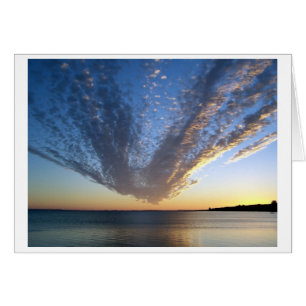 Cloudy Sunset Card