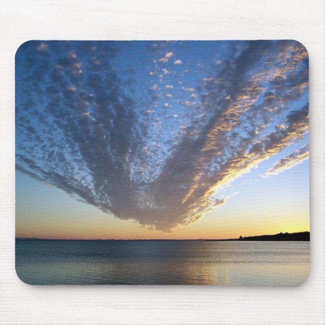 Cloudy Sunset Mousepad (Front)