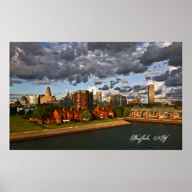 Cloudy with a chance of Buffalo Poster (Front)