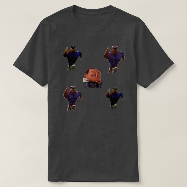 Cloudy With A Chance Of Meatballs Sticker Pack  T-Shirt (Design Front)