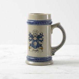 Clough Family Crest Beer Stein