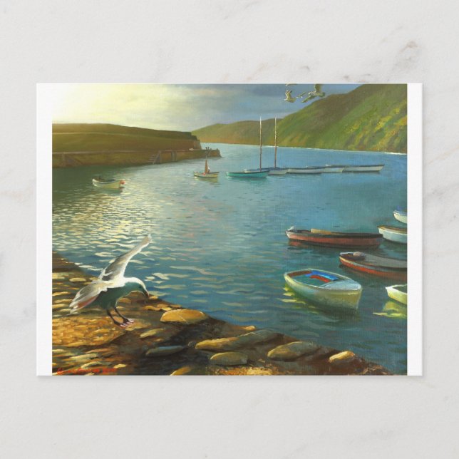 Clovelly - Looking out Postcard (Front)