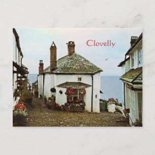 Clovelly Village Souvenir Postcard