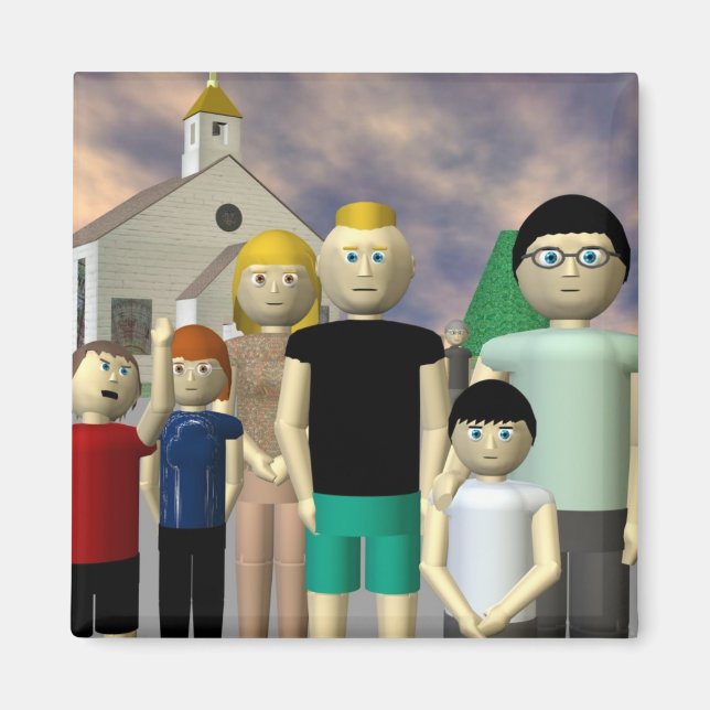 Clover Beach magnet (Front)