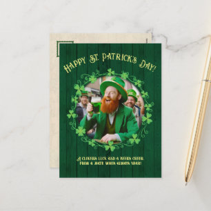 Clover & Beer Companionship Holiday Postcard