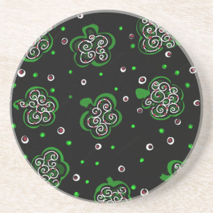 Clover Black Coaster