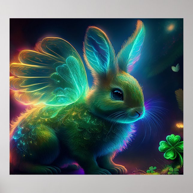 Clover Bunny Poster (Front)