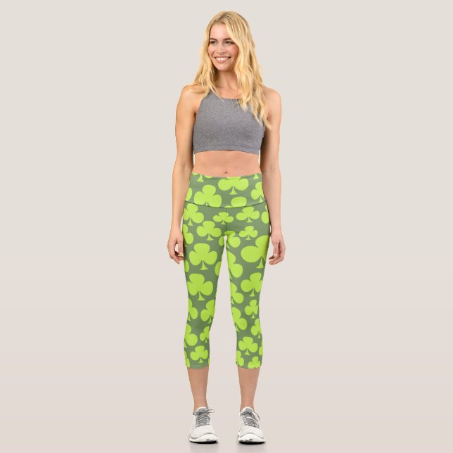 Clover Capri Leggings (Front)