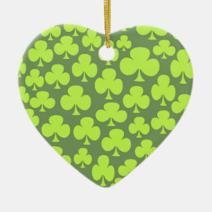 Clover Ceramic Tree Decoration