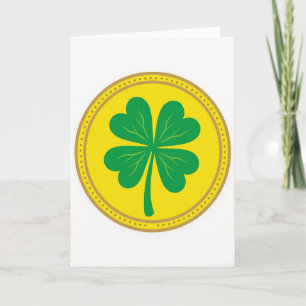 Clover Circle Pattern Card