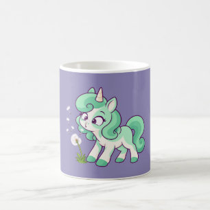 Clover Dandelion Wish Lavender Mug