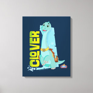 Clover Dino Ranch Canvas Print