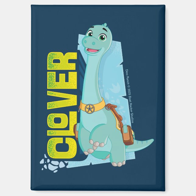 Clover | Dino Ranch Magnet (Front)