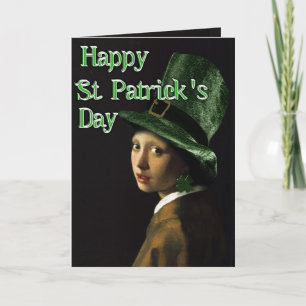Clover Earring St. Patrick's Day Card