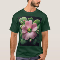 Clover Floral Pink and Green Oxalis