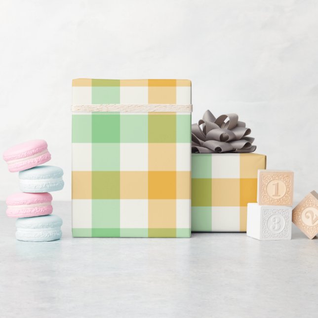 Clover Gingham - Wrapping Paper (Baby Shower)