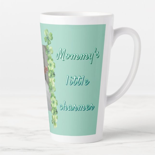 Clover Green Mummy's Little Charmer Gift Box Latte Mug (Right)
