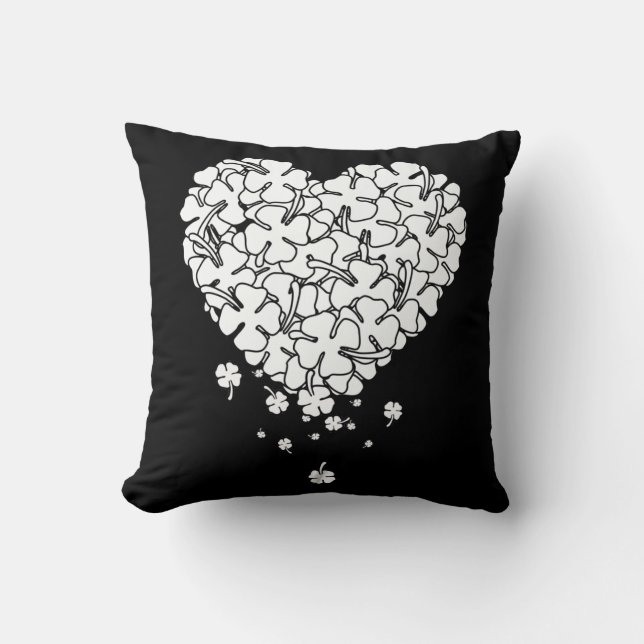 Clover Heart Cushion (Front)