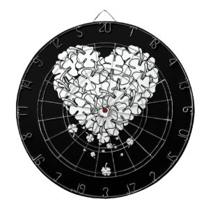 Clover Heart Dartboard