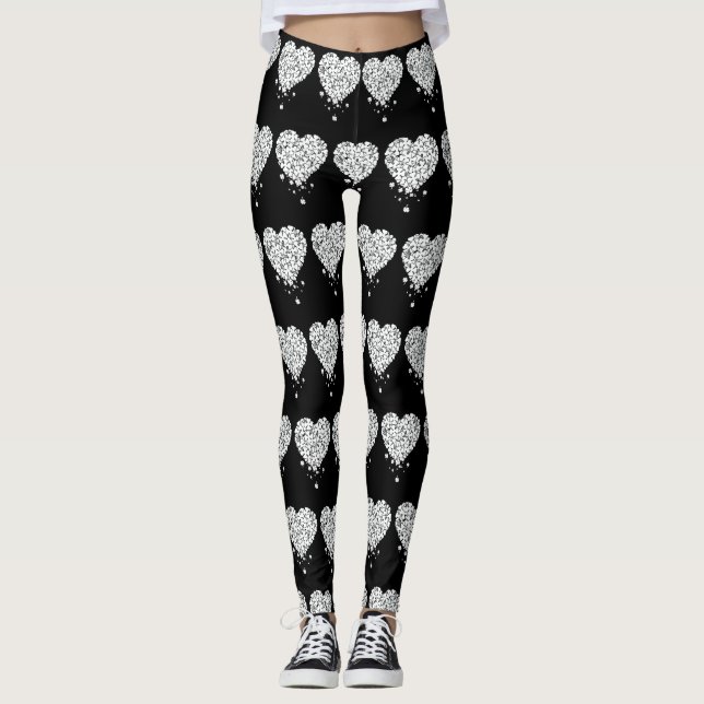 Clover Heart  Leggings (Front)