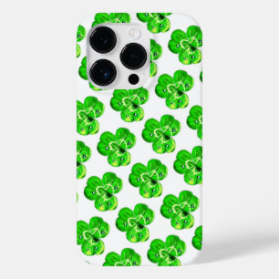 Clover iPhone Case with Rain Drops - Choose Colour
