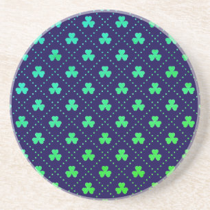 Clover Leaves St. Patrick's Day Pattern-53223 Coaster