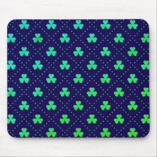 Clover Leaves St. Patrick's Day Pattern-53223 Mouse Pad