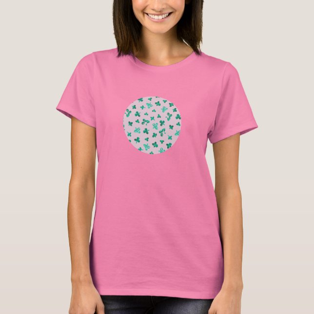 Clover Leaves Women's Favourite Jersey T-Shirt (Front)