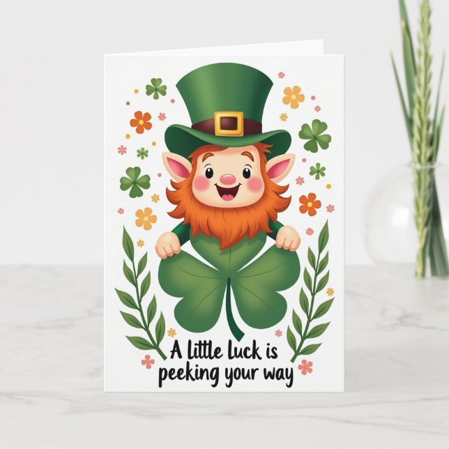 Clover Luck Scene Greats Card (Front)