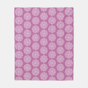 Clover Mandala Fleece Blanket