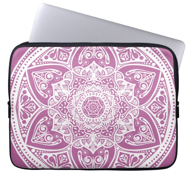 Clover Mandala Laptop Sleeve (Front)