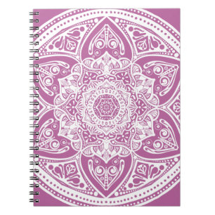 Clover Mandala Spiral Notebook