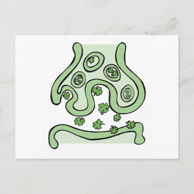 Clover Neurotransmitters Postcard (Front)