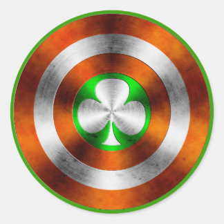 Clover of Ireland Classic Round Sticker