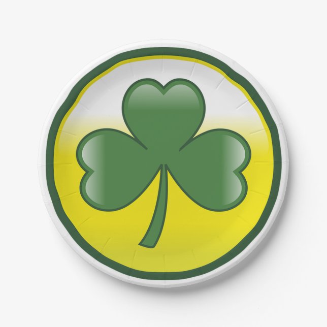 Clover Paper Plate (Front)