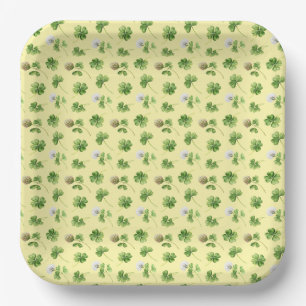 Clover Paper Plate