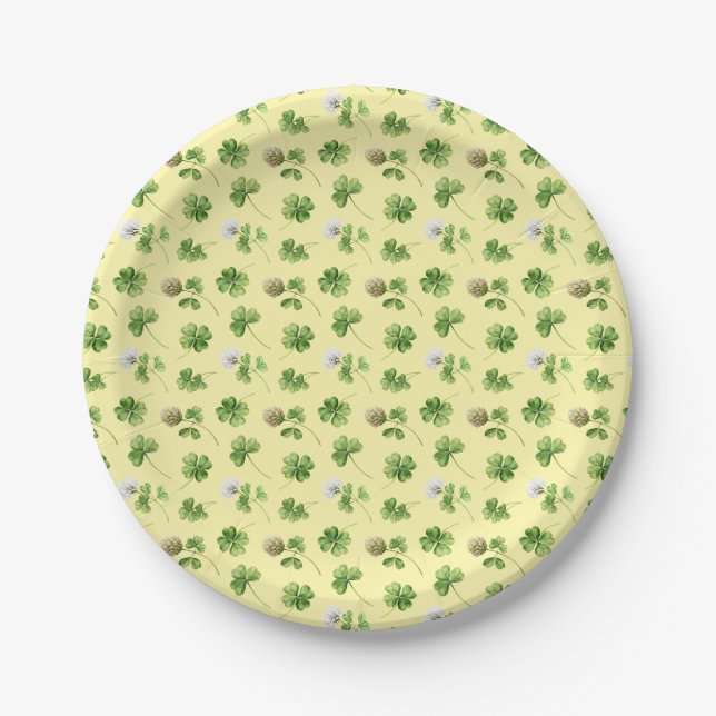Clover Paper Plate (Front)