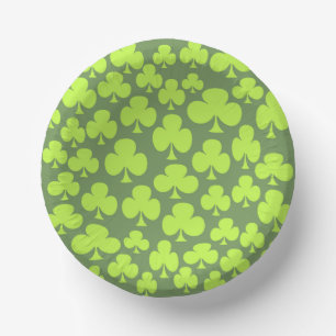 Clover Paper Plate