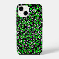 Clover pattern 01w Black BG