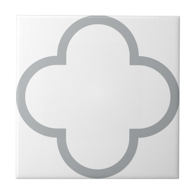 Clover Pattern 1 Paloma Tile (Front)