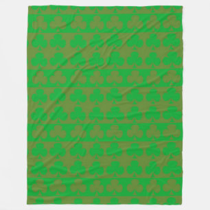 Clover Pattern Fleece Blanket