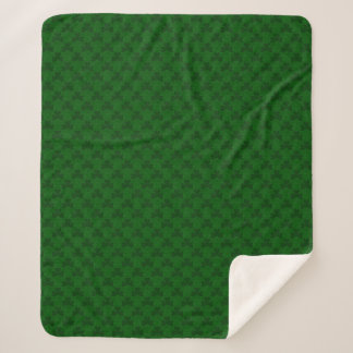 Clover Pattern Sherpa Blanket