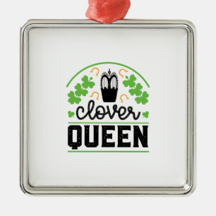 Clover Queen Metal Tree Decoration
