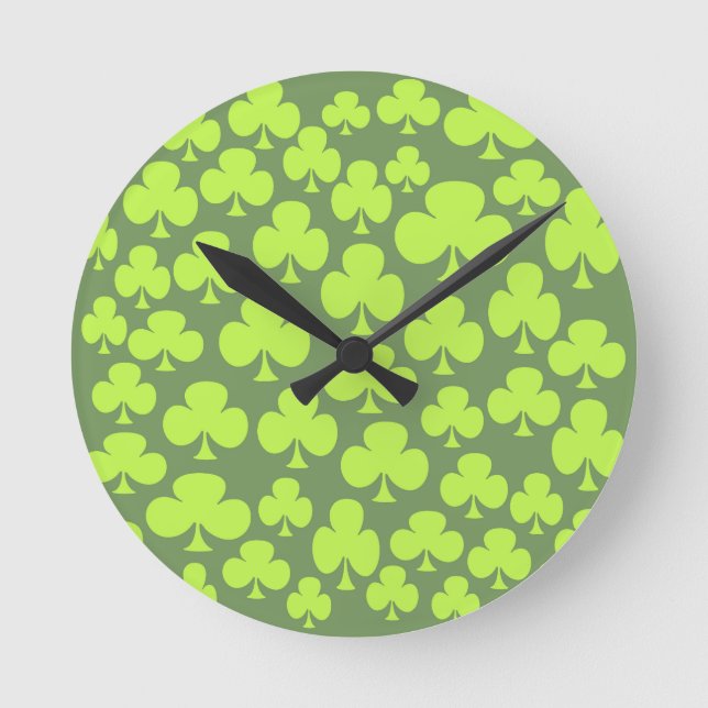 Clover Round Clock (Front)