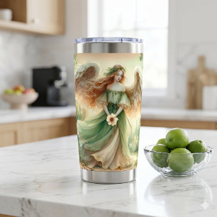 Clover Serenity Angel Insulated Tumbler