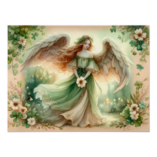 Clover Serenity Angel Poster (Front)