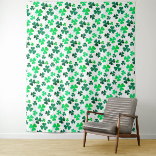 Clover Shamrock Irish Green Spring St Patricks Day Tapestry