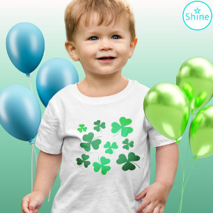 Clover Shamrock Irish Green Spring St Patricks Day Toddler T-Shirt