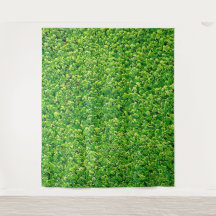 Clover Shamrock Photo Backdrop Tapestry