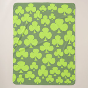 Clover Sherpa Blanket
